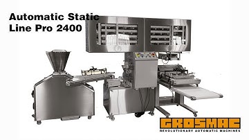 Automatic Bread Line for  bars, baguette, tin bread, franzela, round bread