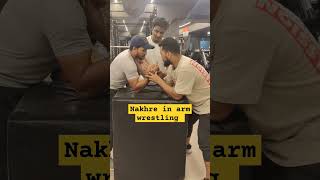 Different types people in arm wrestling ? #armwrestling #gym#shorts #viral #gymstatus #amiransari