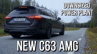MERCEDES AMG C63 S E-PERFORMANCE / DOWNSIZING GOES MEAN / V8 NO MORE / REVIEW