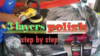 Tiga langkah mudah polish mobil-3 layer polish steb by step-how to black color polish-otochannel