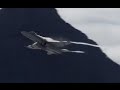 F-18 Hornets Axalp 2013 live gun fire