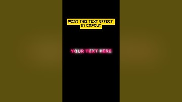 GLOWING COLORFUL TEXT EFFECT 🥶😎 | CAPCUT TUTORIAL | #capcuttutorial #capcut