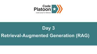 W13D3: Retrieval-Augmented Generation (RAG) (1 of 2)
