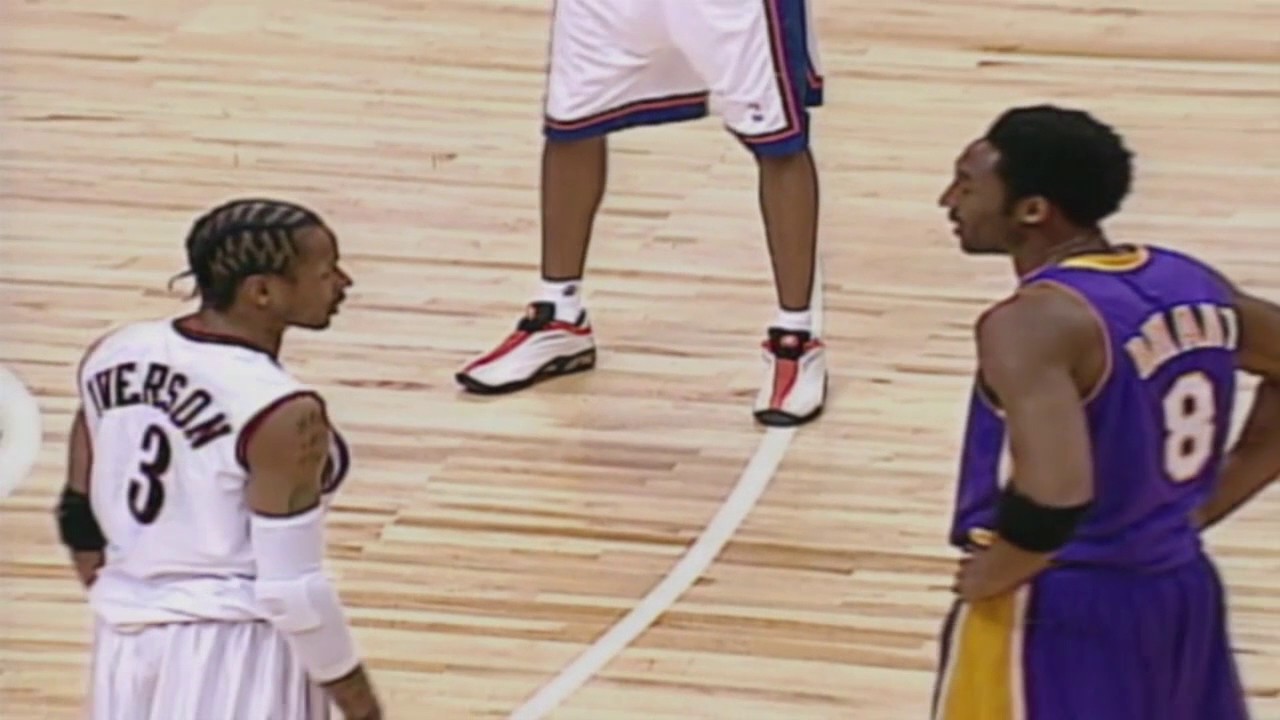 Kobe Bryant talking trash to Allen Iverson YouTube