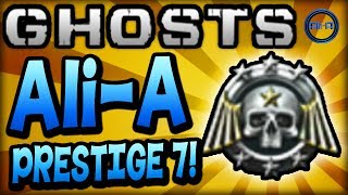 "FASTED PRESTIGE!" - COD GHOSTS Prestige 7 (Ali-A) - Classes, K/D Stats & Tips!