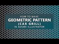 How to Create Pattern in Illustrator - Geometric Pattern - Vector Background - Illustrator Tutorial