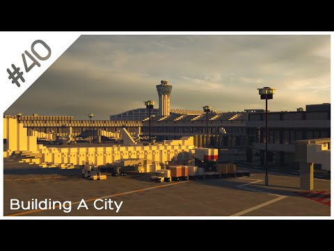 Building A City #40 (S2) // ATC Tower (The Airport Pt. 6) // Minecraft Timelapse