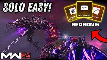 Easiest SOLO Redworm Strat in MW3 Zombies Season 5 Reloaded Legendary Schematics
