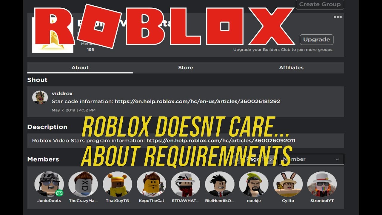 Roblox Rant Exposures 4 Video Star Program Requirements - roblox video requirements