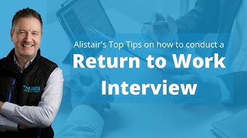 How to Conduct a Return to Work Interview