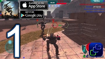 Walking Robot Wars iOS Walkthrough   Gameplay Part 1   Destrier lvl 1