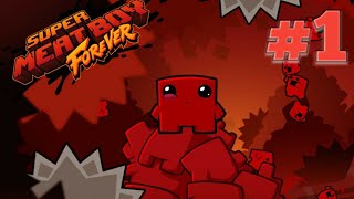 Super Meat Boy Forever - Gameplay #1 Android (Chipper Grove) screenshot 1