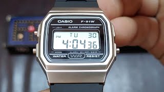 CASIO F91(Silver black) unboxing in INDIA🇮🇳...best casio watch in the world. by Time With Tech Co. 12,280 views 2 years ago 3 minutes, 10 seconds