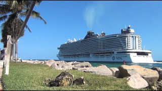 MSC Seascape leaving Miami, Florida