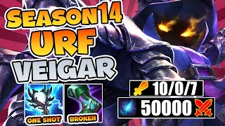 Veigar.exe | #VEIGAR REAL ONESHOTS | *S14 URF* VEIGAR AND STACK AP ALL #GAME