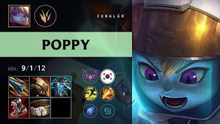 Poppy Jungle vs Kindred - KR Master Patch 26.15