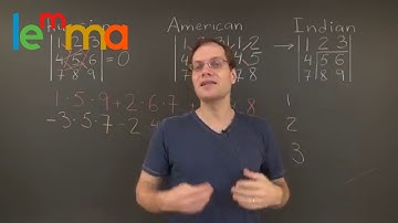 Linear Algebra 14TBD: Calculating the 3x3 Determinant the Indian Way