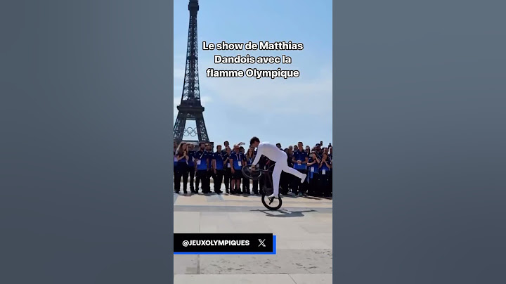 😍Le show de Matthias Dandois avec la flamme olympique #shorts #olympics2024 #olympics #paris2024