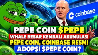 Download lagu PEPE COIN $PEPE - WHALE BESAR KEMBALI AKUMULASI PEPE COIN, COINBASE RESMI ADOPSI $PEPE COIN? 