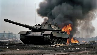 Looks Awful! Fierce Battle of German Leopard Tanks, Brutally Destroys Russian T-90A near Avdiivka
