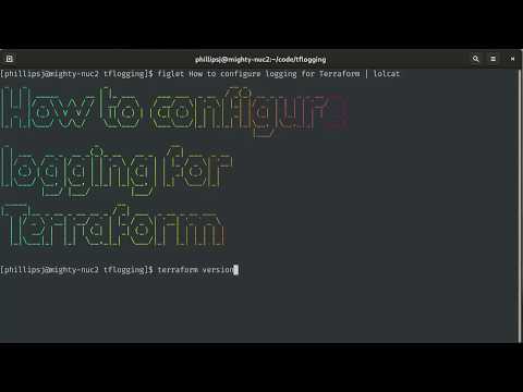 How to configure logging for Terraform