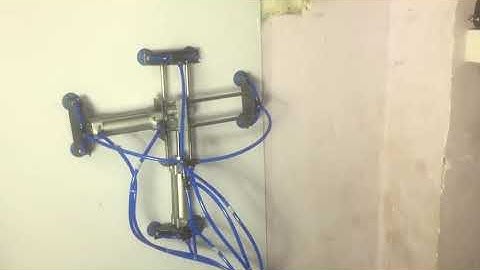 Pneumatic Powered Wall Climbing Robot
