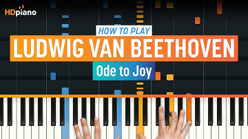 How to Play "Ode to Joy" by Ludwig van Beethoven | HDpiano (Part 1) Piano Tutorial