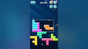 Block! Basic Intermediate Level 263 Walkthrough Solution