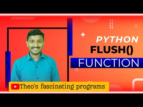 flush function|python flush function| #programming #python #Theosfascinatingprograms #Karthic_PGT_CS