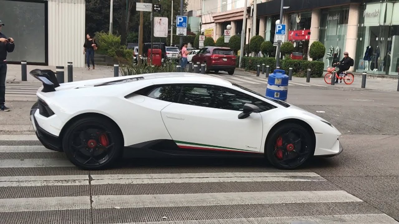 Lamborghini Huracan Performante en la Ciudad de México - YouTube