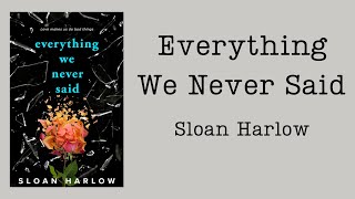 Young Adult Book Trailer - Everything We Never Said