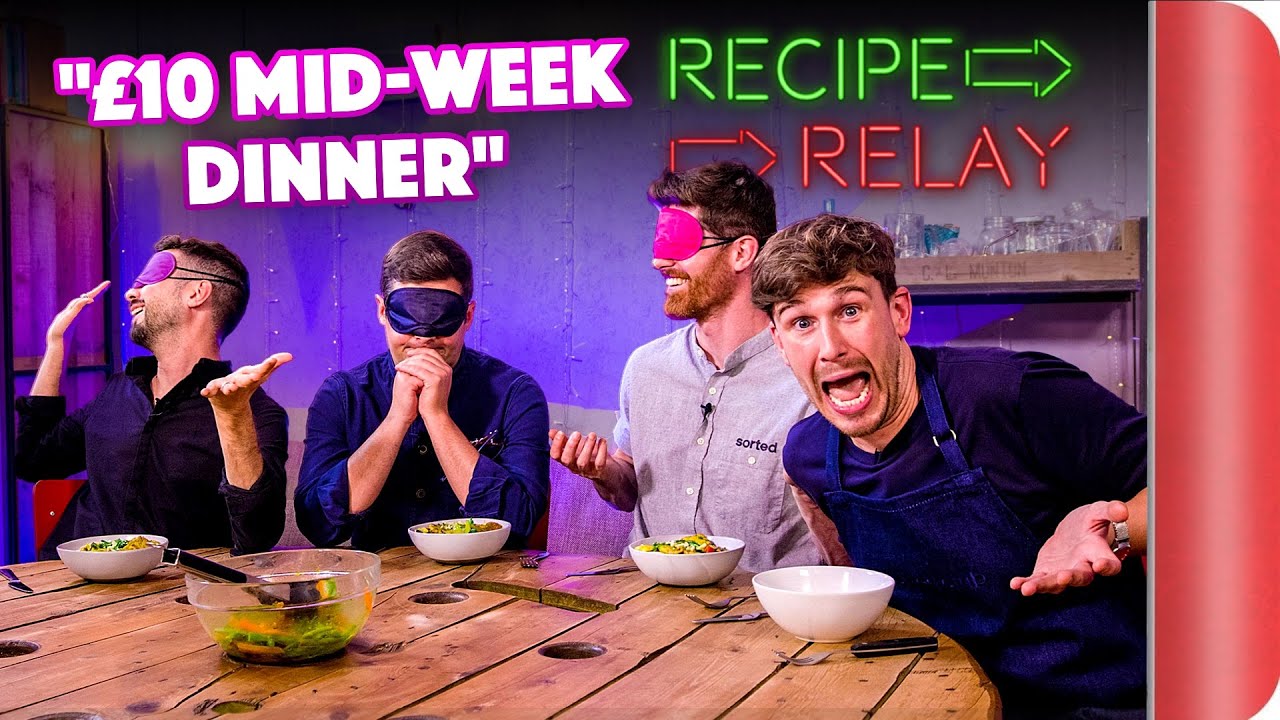 £10 MID-WEEK DINNER Recipe Relay Challenge | Pass it On S2 E14 | Sorted Food