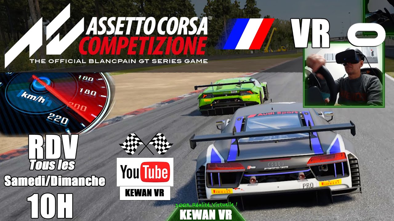 Assetto Corsa Competizione Vr Sur L Oculus Rift S Rdv Tous Les Samedi