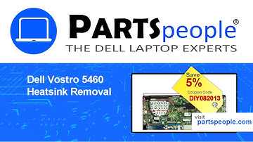 Dell Vostro 5460 (P41G001) Heatsink How-To Video Tutorial