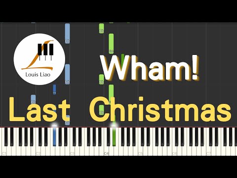 [鋼琴原調獨奏樂譜]渾合唱團 Wham! Last Christmas（附C調與原調兩種版本） - 渾合唱團 Wham!