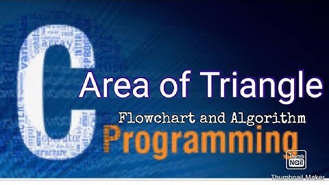 C programming Bangla Tutorial  Function | Area of a Triangle Flowchart and Algorithm.