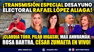 🆘 ¡Transmisión Especial Electoral Rafael López Aliaga! En Vivo Elecciones Claudia Toro CTV Perú