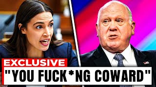 AOC HUMILIATES Tom Homan And MAGA With An EPIC Clap-back