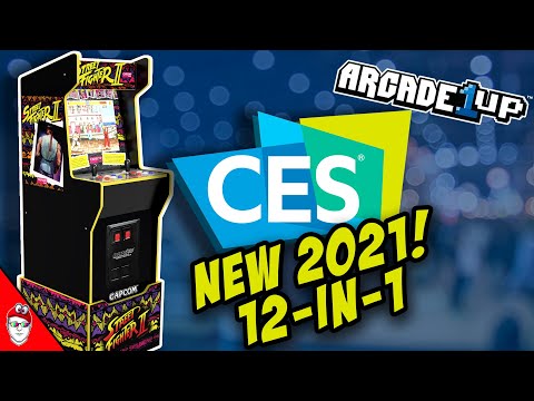 Arcade1up CES 2021 - New Street Fighter 12-in-1 from Console Kits