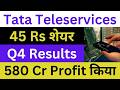 Tata Teleservices Latest News | Tata Teleservices Q4 Results | Tata Teleservices Share News