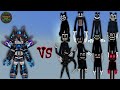 Female Terraphaser vs Cartoon Cats | Minecraft Bedrock | MobBattle
