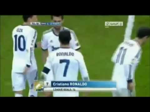 شوف صاروخ كرستيانو رونالدو ضد ريال سويداد 6 1 2012 