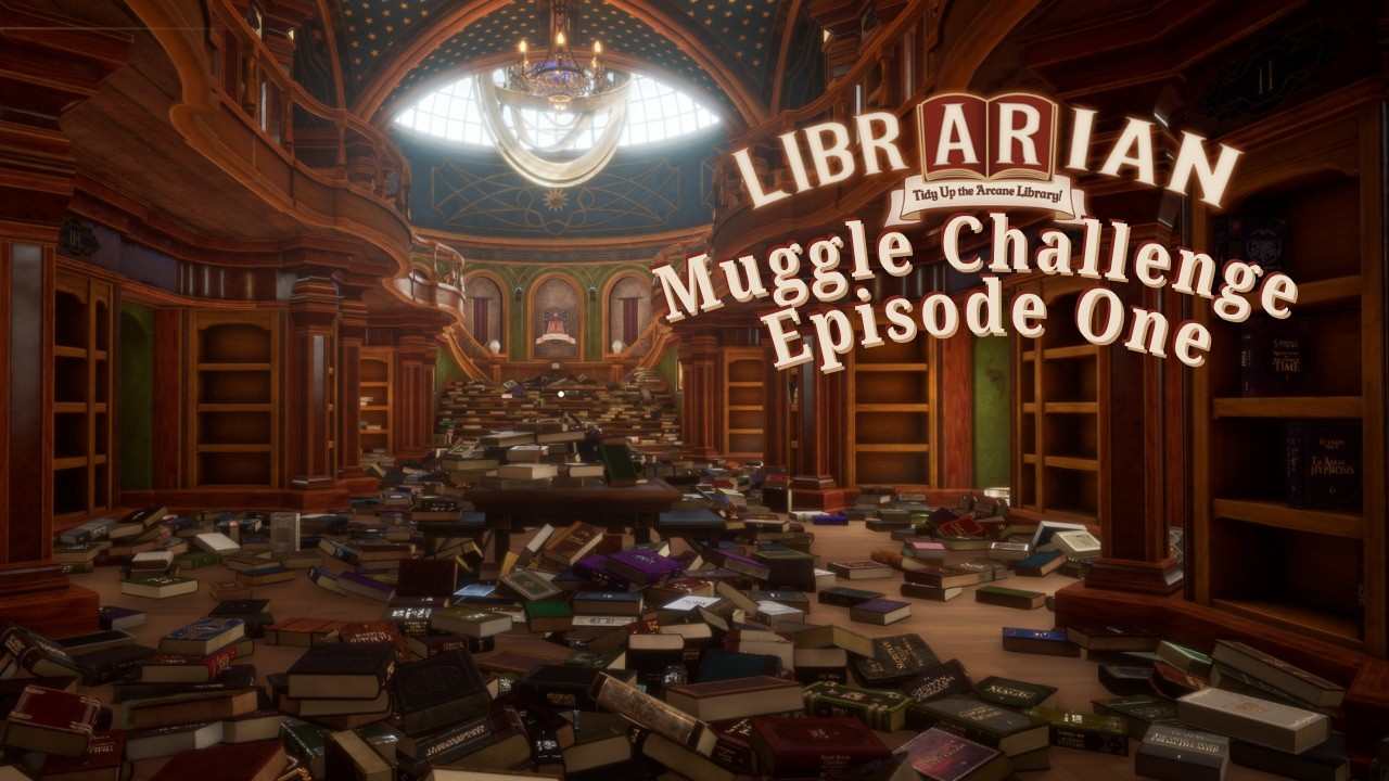 ⁣Cleaning the Library Again... as a Muggle | No Magic Run Ep1