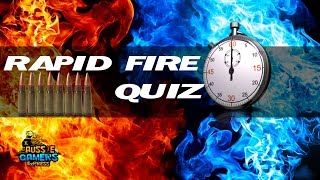 Rapid Fire Quiz Podcast Segment (Video Game Trivia)