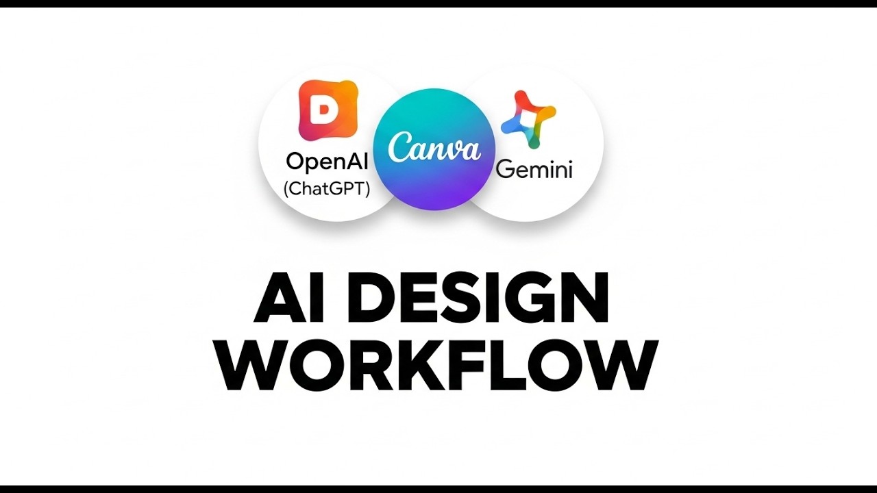 My 2026 AI Design Workflow: Canva + ChatGPT + Gemini - YouTube