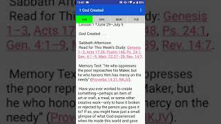 How to access offline Bible from Adult Sabbath School Lesson App screenshot 4