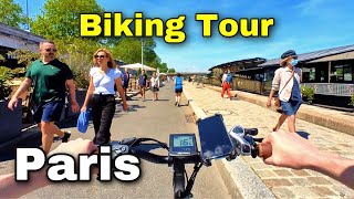 🇫🇷 Biking tour along quai de Seine in Paris 🚲
