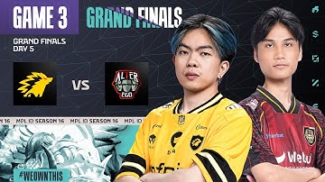 ONIC vs ALTER EGO | Grand Finals | Game 3 | #MPLIDS16