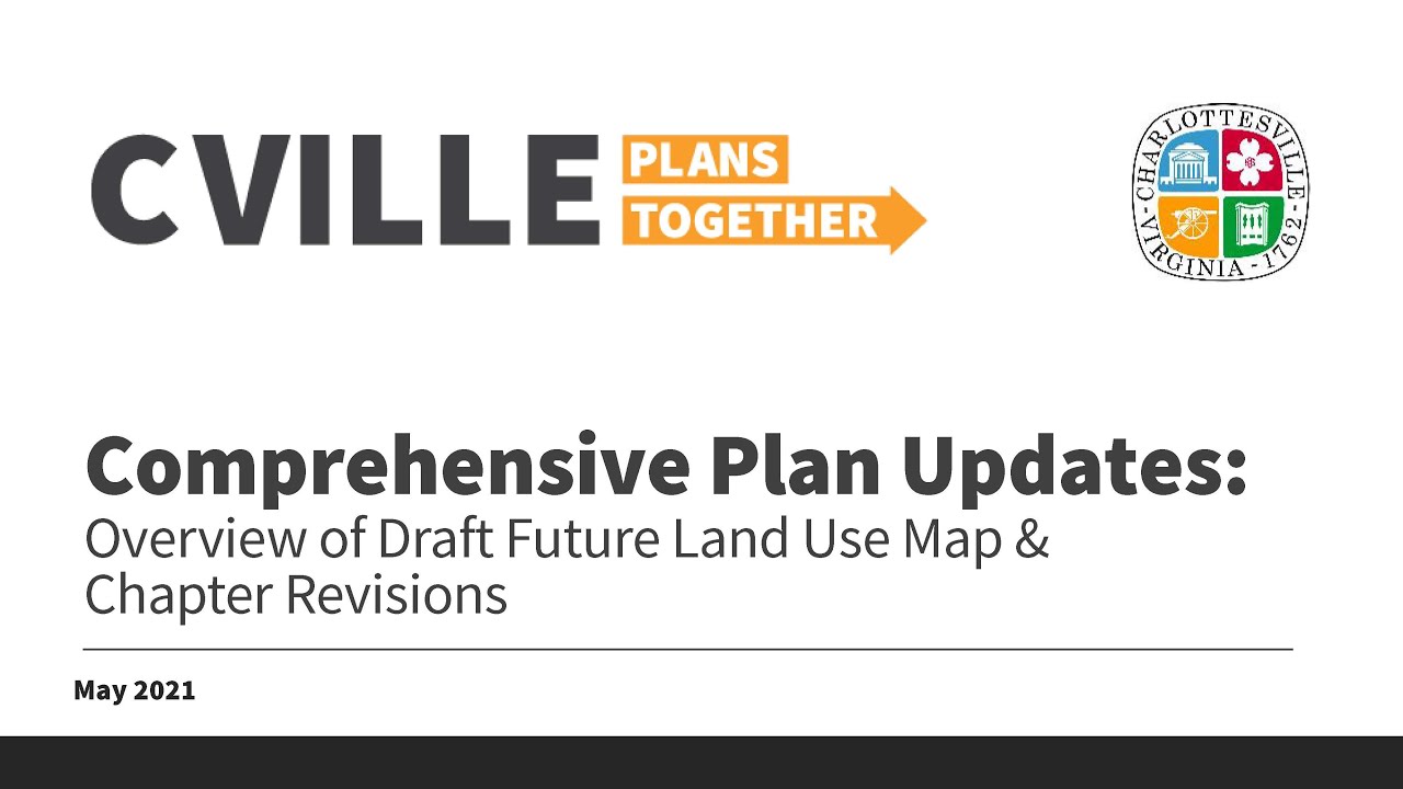 Webinar 2 - Draft Comprehensive Plan Chapters and Future Land Use Map ...