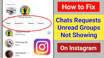How to Fix Instagram Chats Requests Unread Groups Option Not Showing Problem 2025